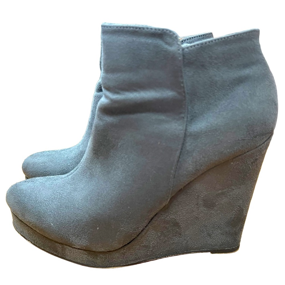 Michael Antonio Faux Suede Platform Greg Booties